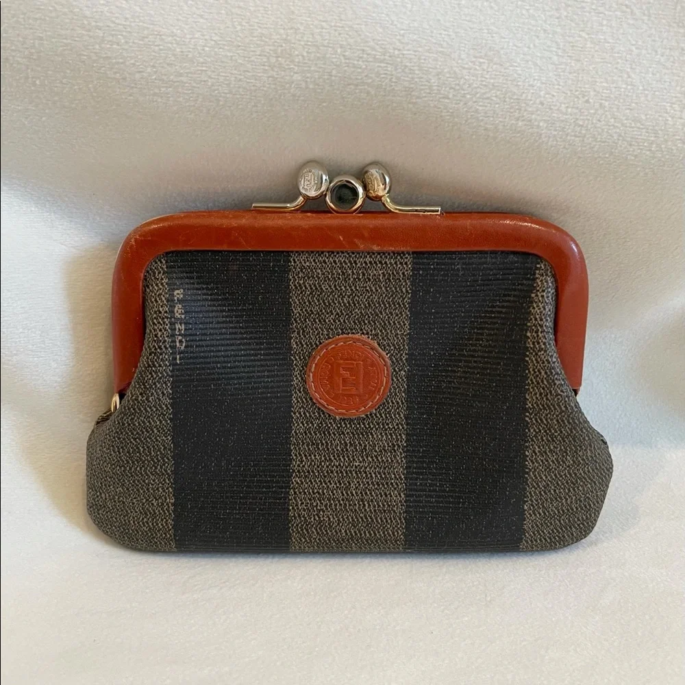 Fendi Pequin Coin Purse - Picture 1 of 16